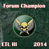 ETL 2014 Badge 06 Forum Champion VI