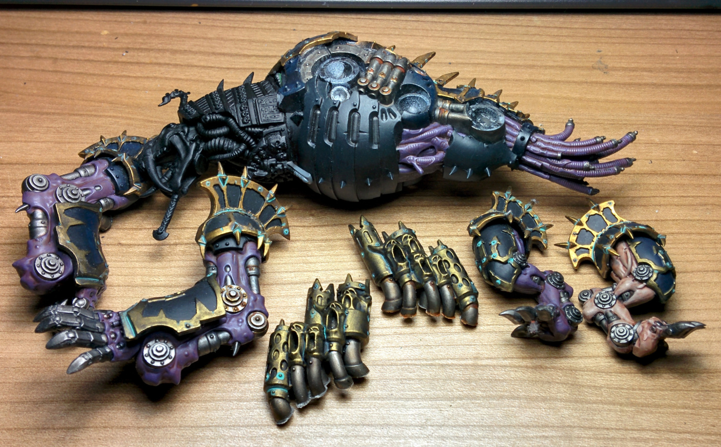 Thousand Sons Maulerfiend Call of Chaos VII WIP