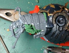 Thousand Sons Maulerfiend neck wip 3
