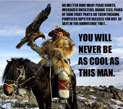 mongolian eagle hunter