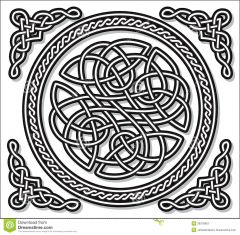 celtic love ornament gordian knot vector illustration nordic 36378657