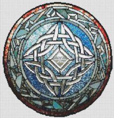 Pdf celtic knot counted cross stitch pattern stained glass cs0484 d01799a3