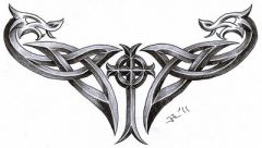 celtic cross   dragons By roblfc1892 d390jna