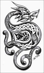Celtic Dragon Tattoo Designs (2)