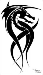 celtic dragon tattoo smaple