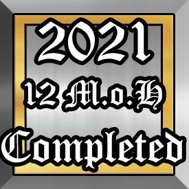 12 Months of Hobby 2021 Completed