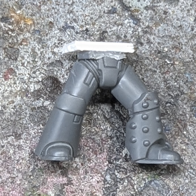 Image shows correct placement and size of plasticarf for the waist spacer.