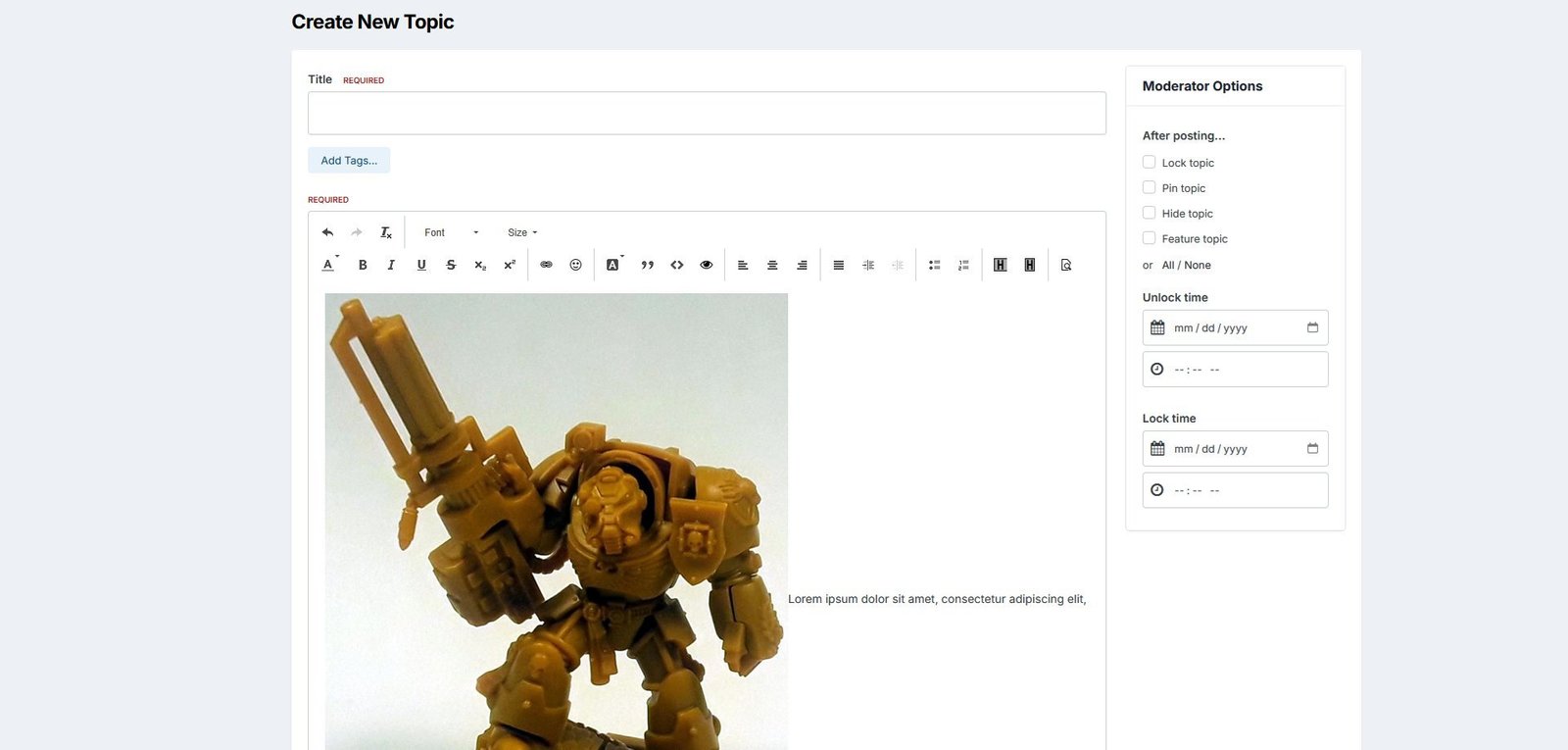 Paste the image in (shown using light theme)