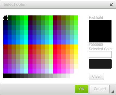 B&C color editor