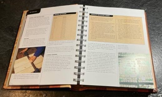 The Real Wood Bible/concealed wire-o binding, open