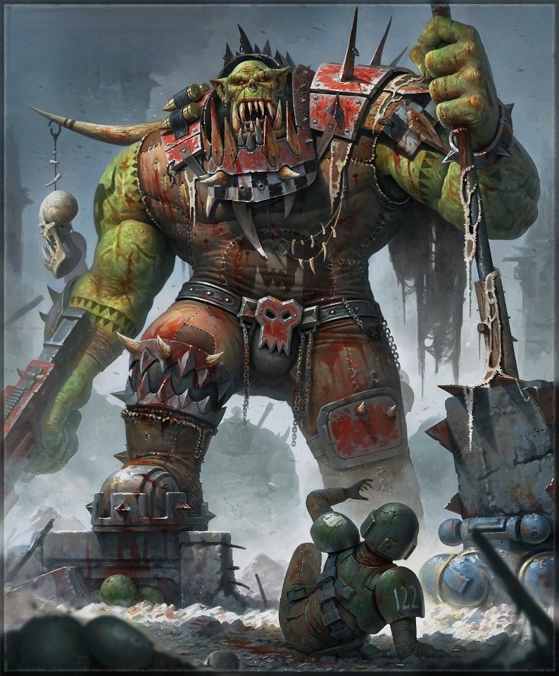 Ork Warboss by Roman Tishenin