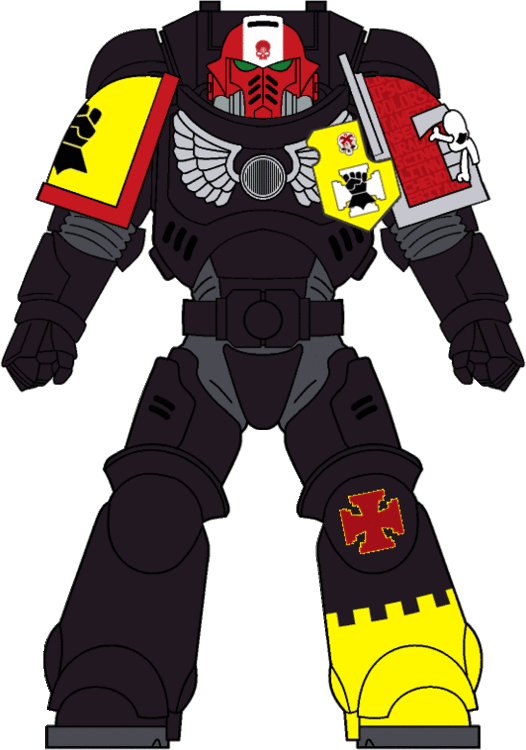 A Veteran Sergeant of the Legio, seconded from the Imperial Fists Chapter